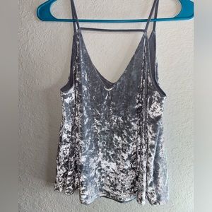 Suede tank top